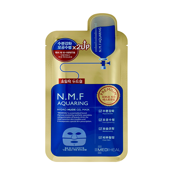 MEDIHEAL N.M.F AQUARING HYDRO NUDE GEL MASK 10 pcs